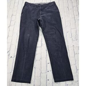 Rodd & Gunn Pembroke Slim Chino Navy Blue Pants Woven In Italy MENS SIZE 32 L